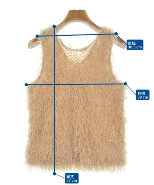 GEMINI（ジェミニ）タンクトップ ベージュ サイズ:F レディース/2200669590074