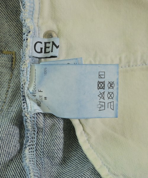 GEMINI（ジェミニ）デニムパンツ 青 サイズ:F レディース/2200706684124
