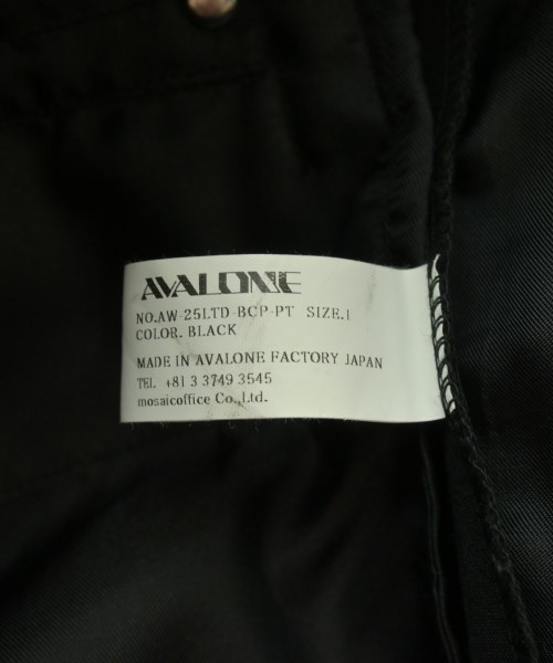 AVALONE（アバロン）スラックス 黒 サイズ:1(S位) メンズ/2200726799105
