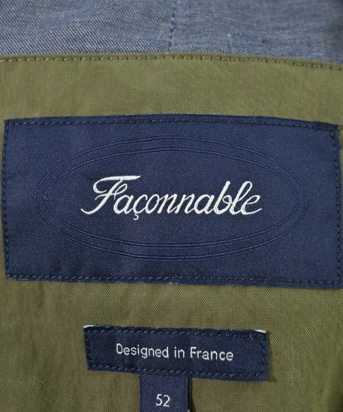 FACONNABLE（ファソナブル）トレンチコート カーキ サイズ:52(XXL位) メンズ/2200699474320