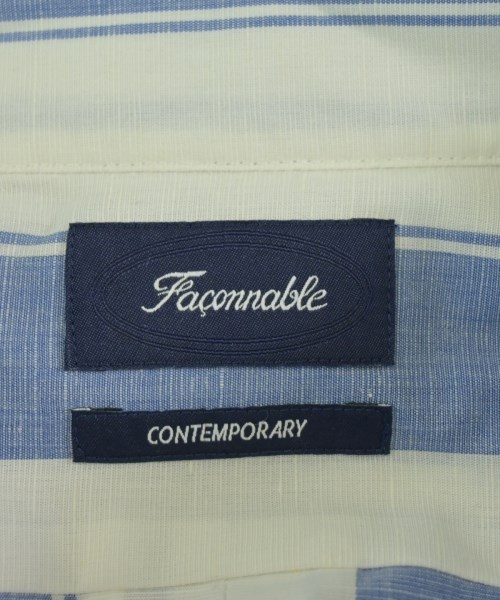 FACONNABLE（ファソナブル）カジュアルシャツ 白 サイズ:M メンズ/2200720372137