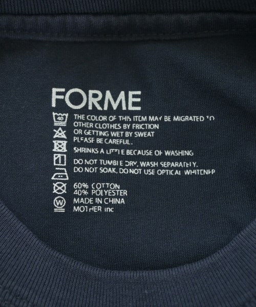 forme（フォルメ）Tシャツ・カットソー 紺 サイズ:F レディース/2200619650186
