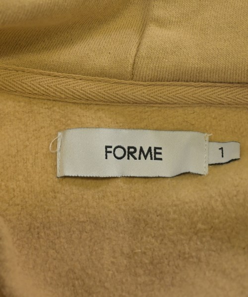 forme（フォルメ）パーカー ベージュ サイズ:1(S位) レディース/2200689593024