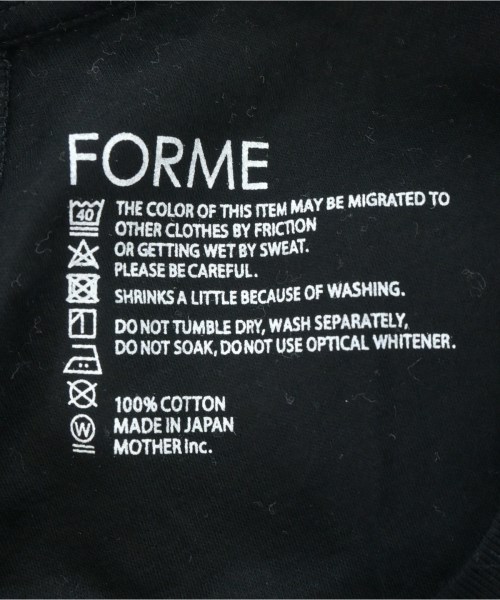 forme（フォルメ）ノースリーブ 黒 サイズ:F レディース/2200693905400