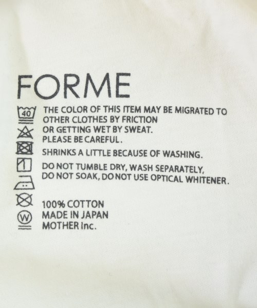 forme（フォルメ）ノースリーブ 白 サイズ:F レディース/2200693905431