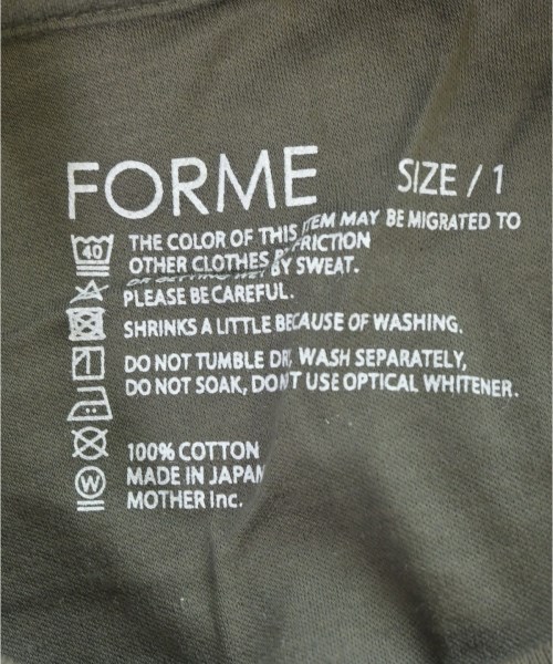 forme（フォルメ）ノースリーブ カーキ サイズ:1(S位) レディース/2200693905448