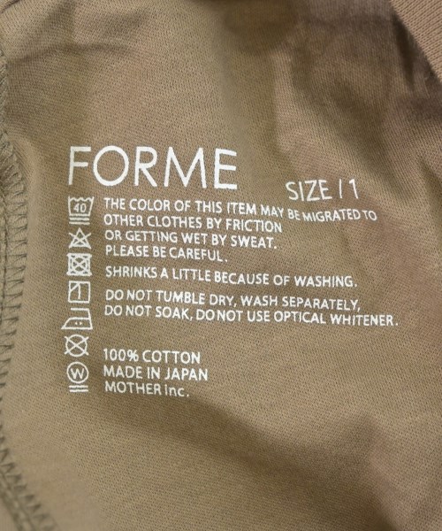 forme（フォルメ）ノースリーブ 茶 サイズ:1(S位) レディース/2200693905455