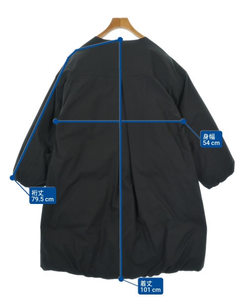 forme（フォルメ）ダウンコート 黒 サイズ:0(XS位) メンズ/2200651457019