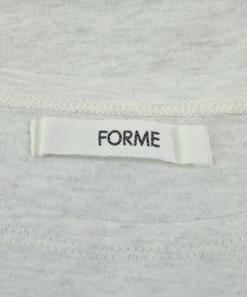 forme（フォルメ）Tシャツ・カットソー グレー サイズ:F レディース/2200655259077