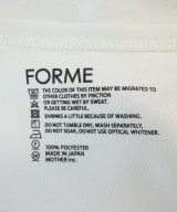 forme（フォルメ）Tシャツ・カットソー 白 サイズ:F レディース/2200714602110