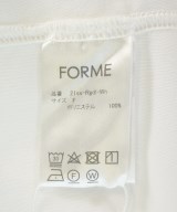 forme（フォルメ）Tシャツ・カットソー 白 サイズ:F レディース/2200714602110