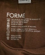forme（フォルメ）ノースリーブ 茶 サイズ:F レディース/2200704962064