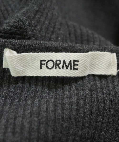 forme（フォルメ）Tシャツ・カットソー グレー サイズ:F レディース/2200671508043