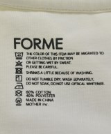 forme（フォルメ）Tシャツ・カットソー 白 サイズ:F レディース/2200668445221