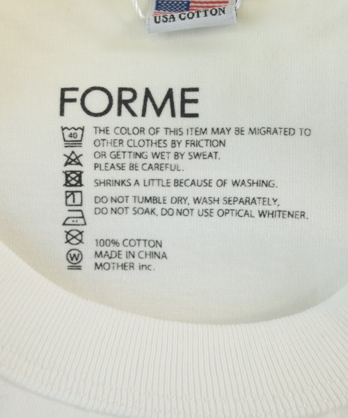 forme（フォルメ）タンクトップ 白 サイズ:F レディース/2200722460597