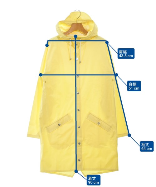RAINS（レインズ）コート 黄 サイズ:F レディース/2200637921138