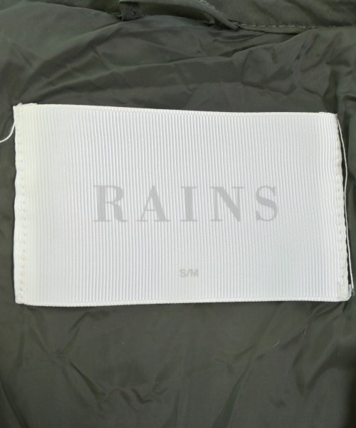 RAINS（レインズ）ダウンジャケット/ダウンベスト カーキ サイズ:S メンズ/2200621962154