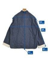 NOWHAW（ノウハウ）カジュアルシャツ 紺 サイズ:2(M位) メンズ/2200623877265