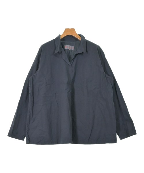 manuelle guibal(マニュエル　ギバル)ブラウス 紺 サイズ:2(M位)/2200669106091