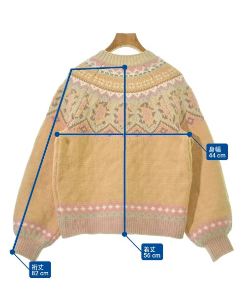 LoveShackFancy（ラヴズハックファンシー）カーディガン ベージュ サイズ:S レディース/2200698544222