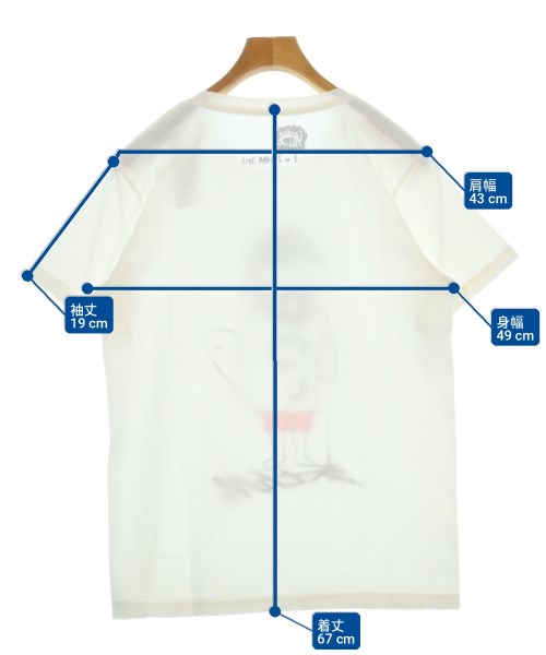 THE HARD MAN（ザハードマン）Tシャツ・カットソー 白 サイズ:M メンズ/2200711397019