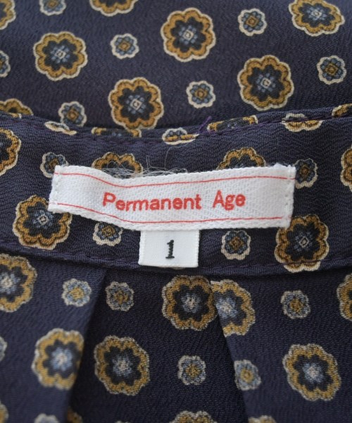 Permanent Age（パーマネントエイジ）ブラウス 紺 サイズ:1(S位) レディース/2200610693052