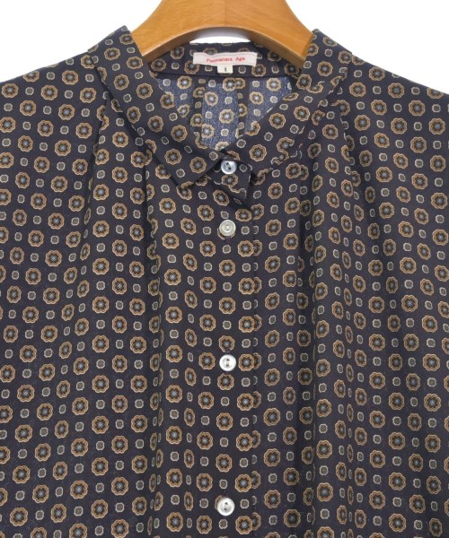 Permanent Age（パーマネントエイジ）ブラウス 紺 サイズ:1(S位) レディース/2200610693052