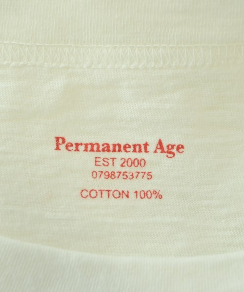 Permanent Age（パーマネントエイジ）Tシャツ・カットソー 白 サイズ:LL レディース/2200674770324
