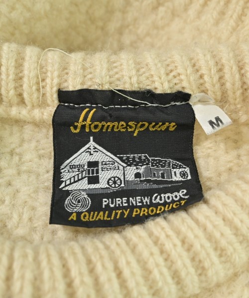 HOMESPUN（ホームスパン）ニット・セーター ベージュ サイズ:M レディース/2200612661011