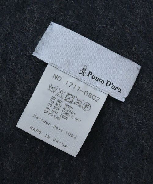 Punto D'oro（プントドーロ）マフラー グレー サイズ:- レディース/2200666644053