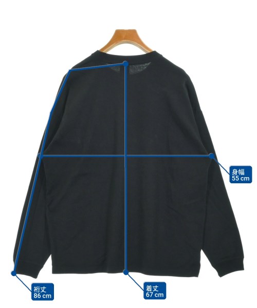 BAGARCH（バガーチ）Tシャツ・カットソー 黒 サイズ:M メンズ/2200706585049