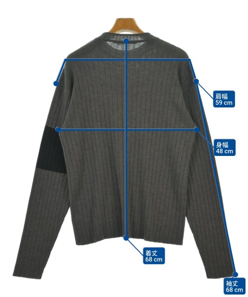 FUTURO（フトゥーロ）ニット・セーター グレー サイズ:XL メンズ/2200614783100