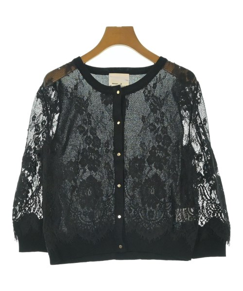 troisiemechaco(トロワズィエムチャコ)カーディガン 黒 サイズ:38(M位)/2200675581134