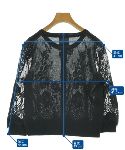 troisiemechaco（トロワズィエムチャコ）カーディガン 黒 サイズ:38(M位) レディース/2200675581134