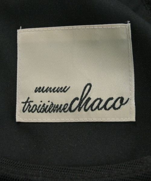 troisiemechaco（トロワズィエムチャコ）ワンピース 黒 サイズ:38(M位) レディース/2200698653030