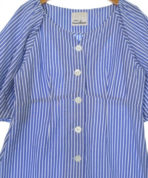 troisiemechaco（トロワズィエムチャコ）シャツワンピース 青 サイズ:38(M位) レディース/2200702824210