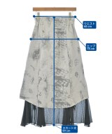 naguisa（ナギサ）ロング・マキシ丈スカート グレー サイズ:2(M位) レディース/2200662020042