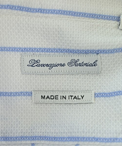 LAVORAZIONE SARTORIALE（ラボラジオーネサルトリアーレ）カジュアルシャツ 白 サイズ:37(XS位) メンズ/2200707301013