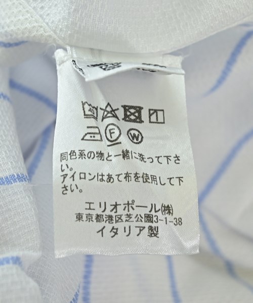 LAVORAZIONE SARTORIALE（ラボラジオーネサルトリアーレ）カジュアルシャツ 白 サイズ:37(XS位) メンズ/2200707301013