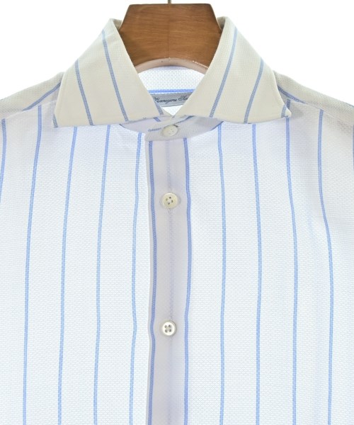 LAVORAZIONE SARTORIALE（ラボラジオーネサルトリアーレ）カジュアルシャツ 白 サイズ:37(XS位) メンズ/2200707301013
