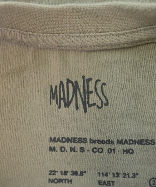 MADNESS（マッドネス）Tシャツ・カットソー カーキ サイズ:-(L位) メンズ/2200636191020