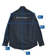 MADNESS（マッドネス）カジュアルシャツ 紺 サイズ:M メンズ/2200630816035