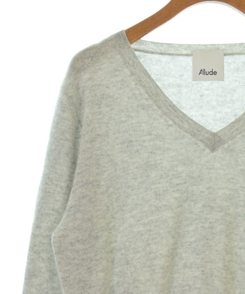 ALLUDE（アルデ）ニット・セーター グレー サイズ:M レディース/2200704172463