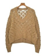 ALLUDE（アルデ）ニット・セーター 茶 サイズ:XS レディース/2200686987079