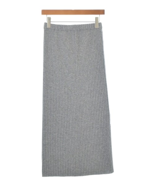 ALLUDE(アルデ)ロング・マキシ丈スカート グレー サイズ:S/2200689680083