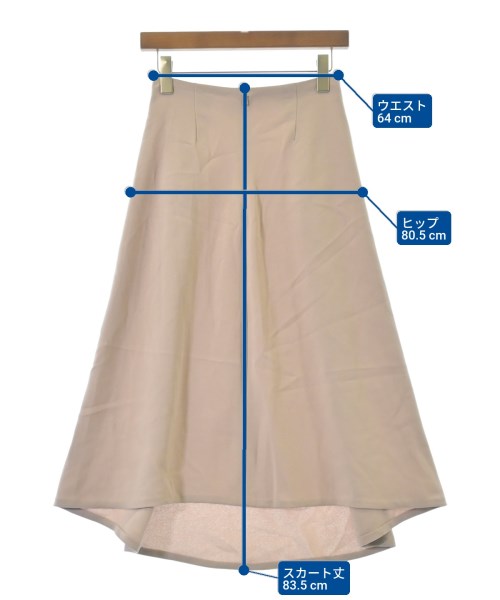 KAAREM（カーレム）ロング・マキシ丈スカート ベージュ サイズ:XS レディース/2200666906199