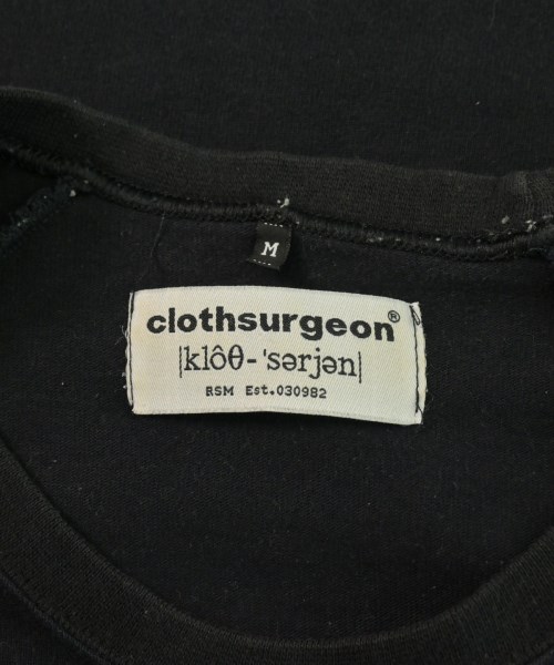 Clothsurgeon（クロスサージョン）Tシャツ・カットソー 黒 サイズ:M メンズ/2200623530047