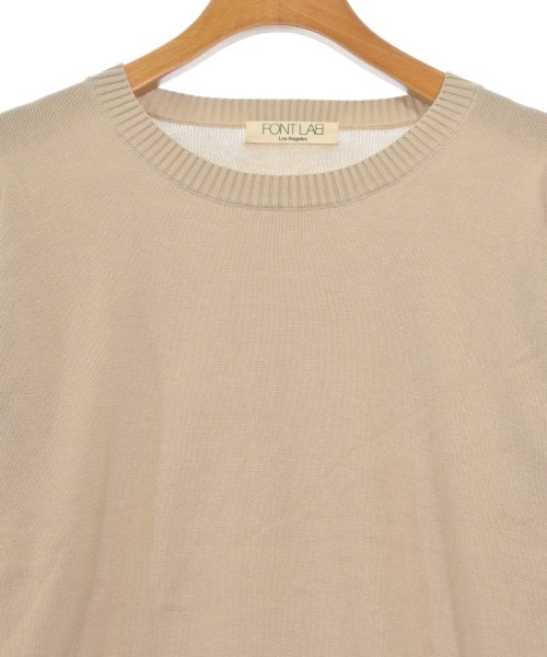 FONTLAB（フォントラブ）ニット・セーター ベージュ サイズ:F レディース/2200617278030