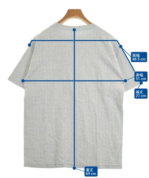 CalCru （カルクルー）Tシャツ・カットソー グレー サイズ:M メンズ/2200621327083