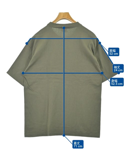 CalCru （カルクルー）Tシャツ・カットソー カーキ サイズ:L メンズ/2200699529068